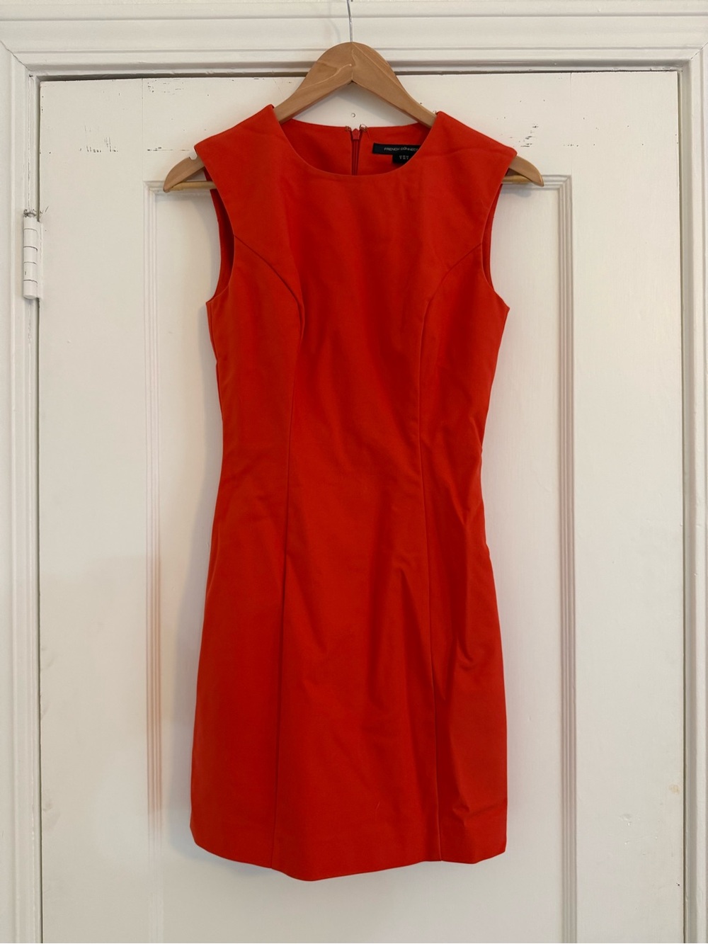 French Connection Orange Sleeveless Mini Dress